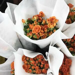 non woven flower sleeve materials