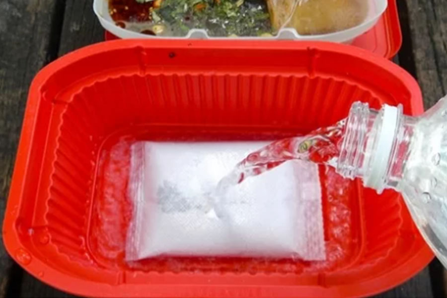 Self-heating Non Woven Materials