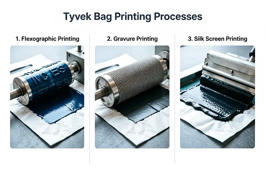 Tyvek Bag Printing Processes