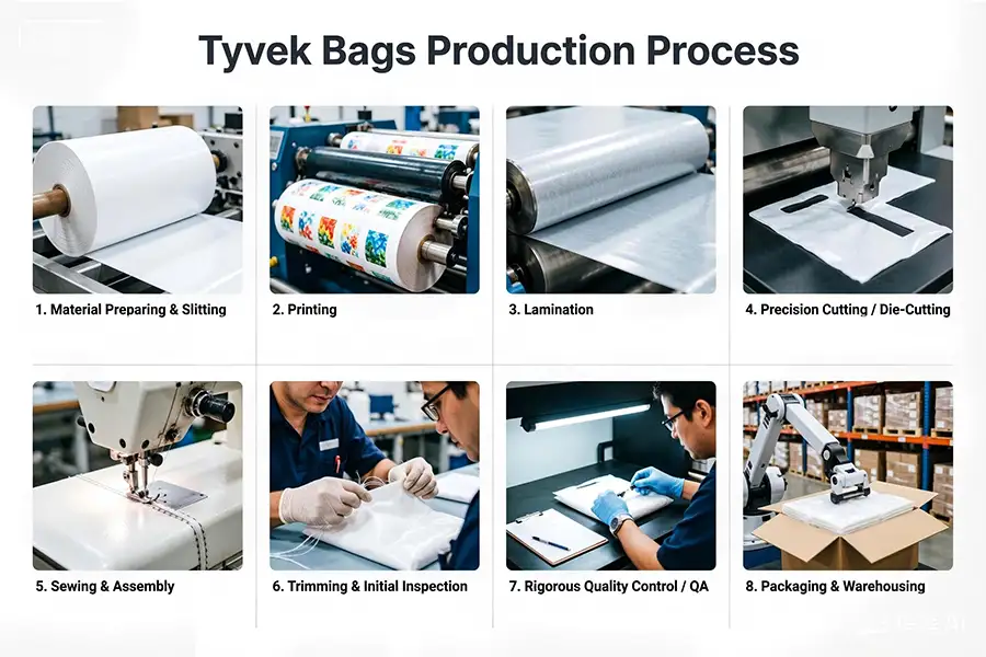 Tyvek Bags Production Process
